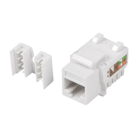 connettore femmina keystone a inserzione rj45 cat.6 utp 90º ksu6-1090