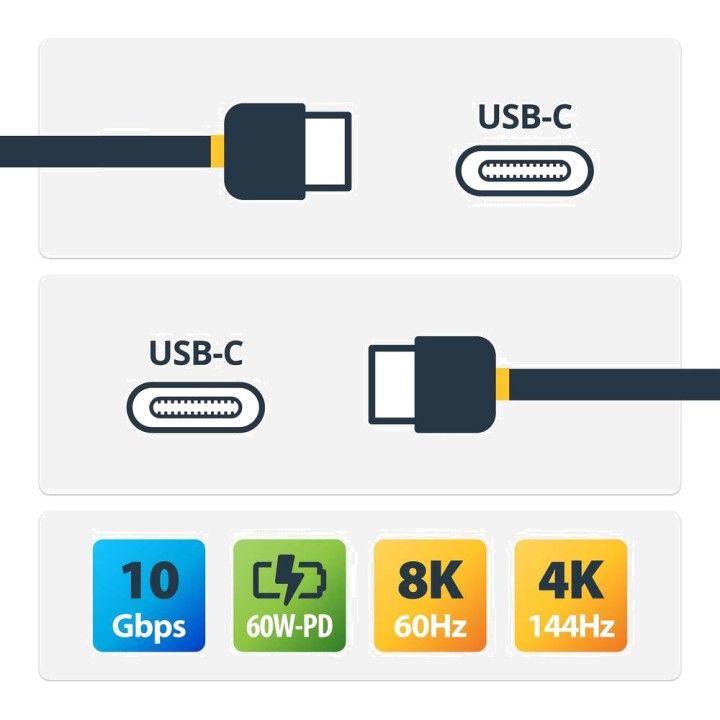 STARTECH.COM Kabel USB-C za polnjenje in prenos podatkov 3.2