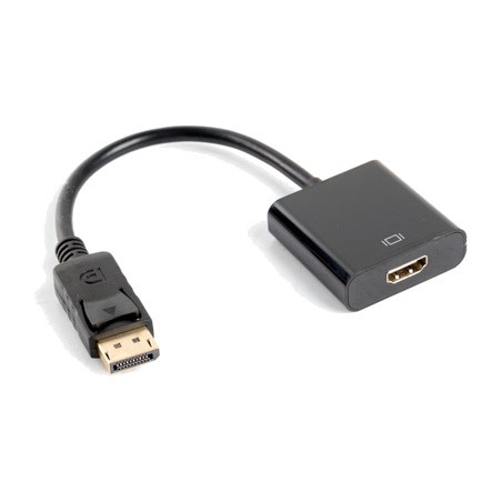 videoadapter stecker-buchse mit kabel displayport-hdmi 1080p 10 cm