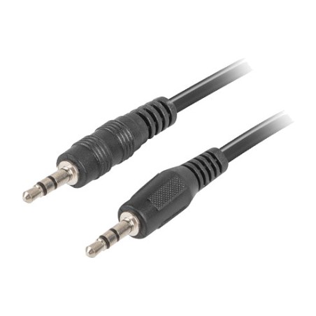 cavo audio stereo jack con connettori maschio 3,5 mm 120 cm ca-mjmj-10cc-0012-bk