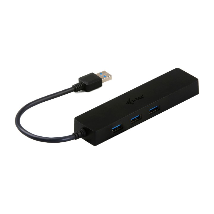 I-TEC Schlanker USB-3.0-Hub mit 3 Anschlüssen und
