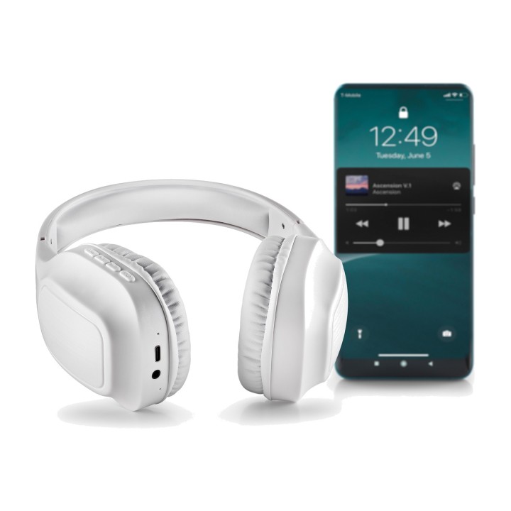 NGS Auriculares inalámbricos Bluetooth 5.1 circumaurales