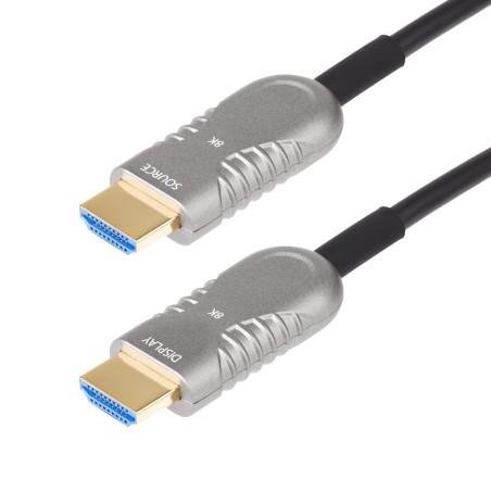 cable hdmi 2.1 óptico activo híbrido aoc para instalación plenum cmp 8k 15,2 m 8k-a-50fhdmicable