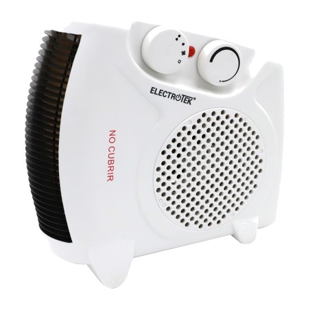 chauffage soufflant portable avec poignée et thermostat et-tv05 1000-2000w