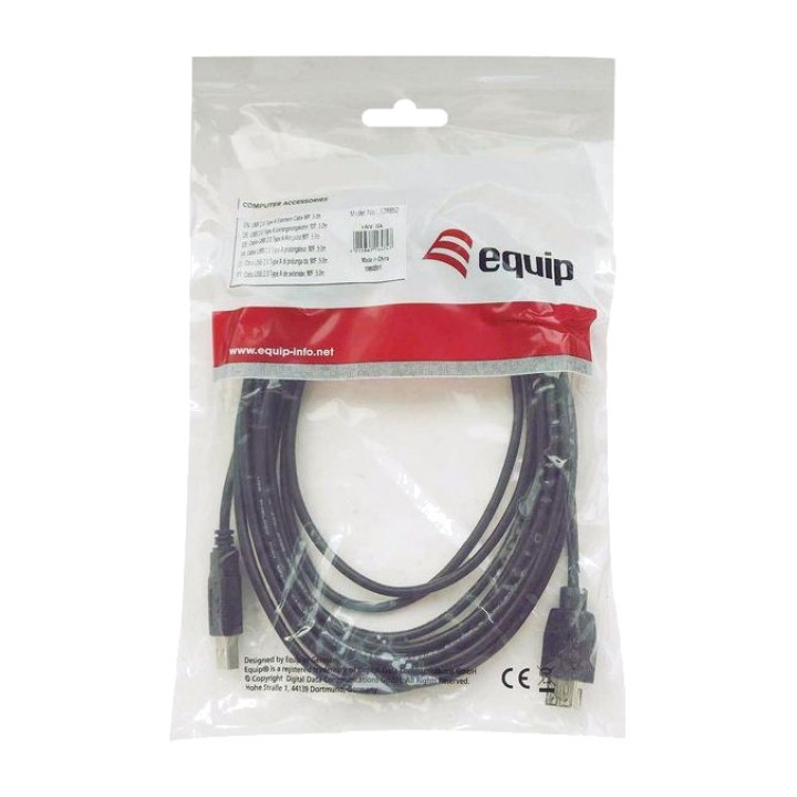 EQUIP Kabel tiskárny USB s konektory typu A B 2.0 2M