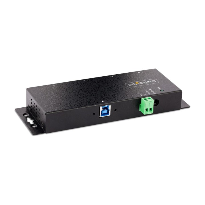 STARTECH.COM Hub USB industrial con 4 puertos, carcasa de