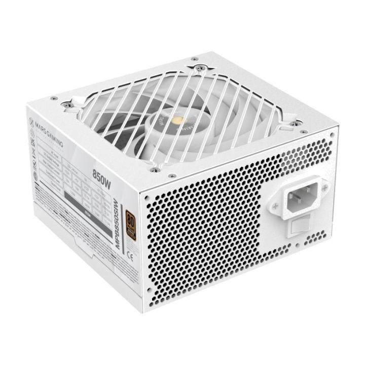 MARS GAMING Leises PC-Netzteil mit FDB-Lüfter MPB850SI 850W