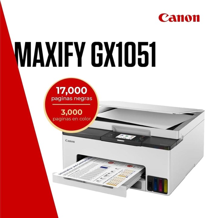 CANON Multifunction ink tank printer with network, Wi-Fi and
