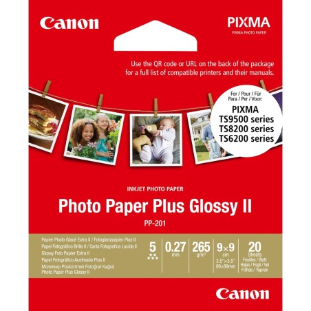 glossy photo paper for inkjet printers pp-201 9x9cm 260g 20 uds