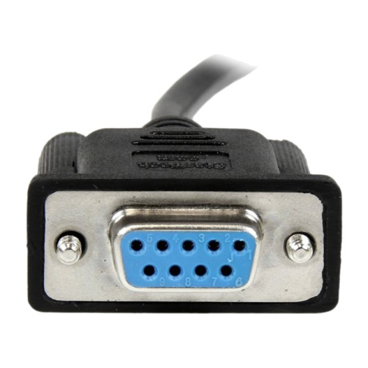 STARTECH.COM Serielles RS232-DB9-Nullmodemkabel mit Buchsen