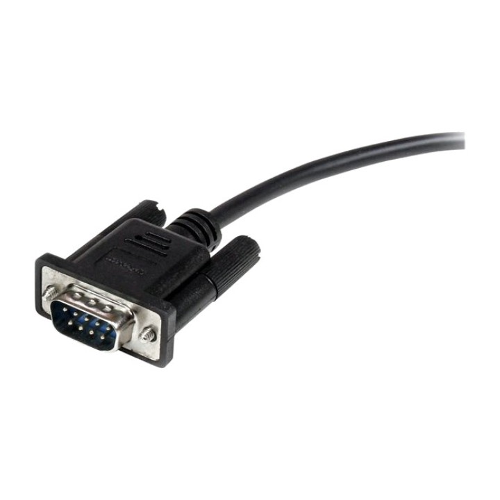 STARTECH.COM RS232-DB9-Seriell-Verlängerungskabel, Stecker