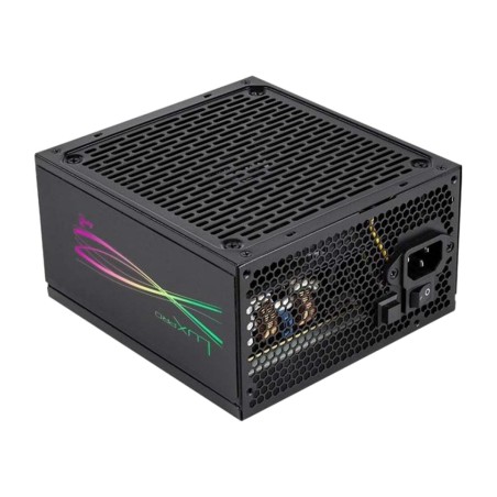 fuente de alimentación atx con iluminación rgb para pc lux-pro 850w 80 plus-bronze