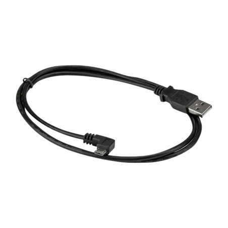 usb-a na micro usb-b kábel, lomený doľava 2.0 1 m usbaub1mla