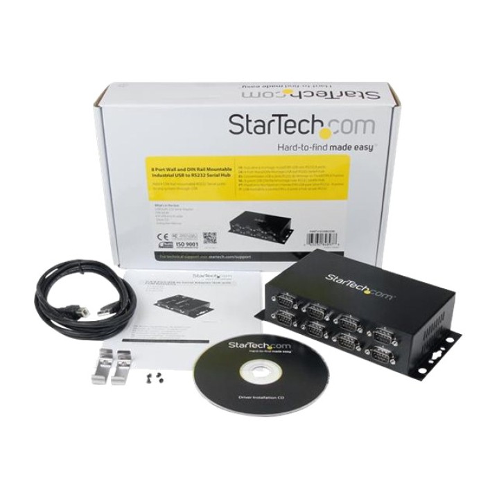 STARTECH.COM Adaptador USB a 8 ports sèrie industrials per a