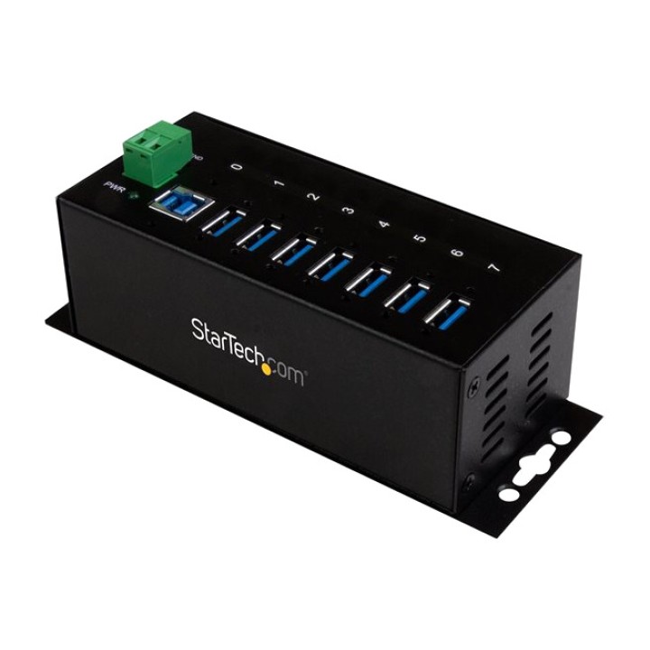 STARTECH.COM Industrieller USB-Hub mit 7 Ports und Netzteil