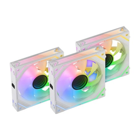 kit de ventiladores modulares para caja de pc con espejo infinito argb mf-linkfinitykit 3x120mm