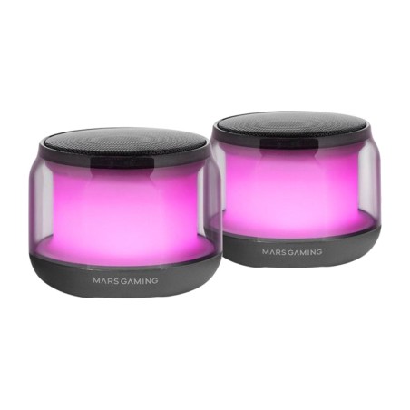 højttalere 2.0 til computer med bluetooth ms-aura rgb-15w