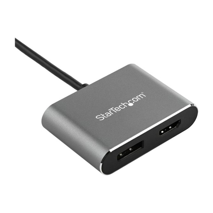STARTECH.COM Adaptador multipuerto USB-C a HDMI o DisplayPort 4K 20,5 CM CDP2DPHD DSP0000039337