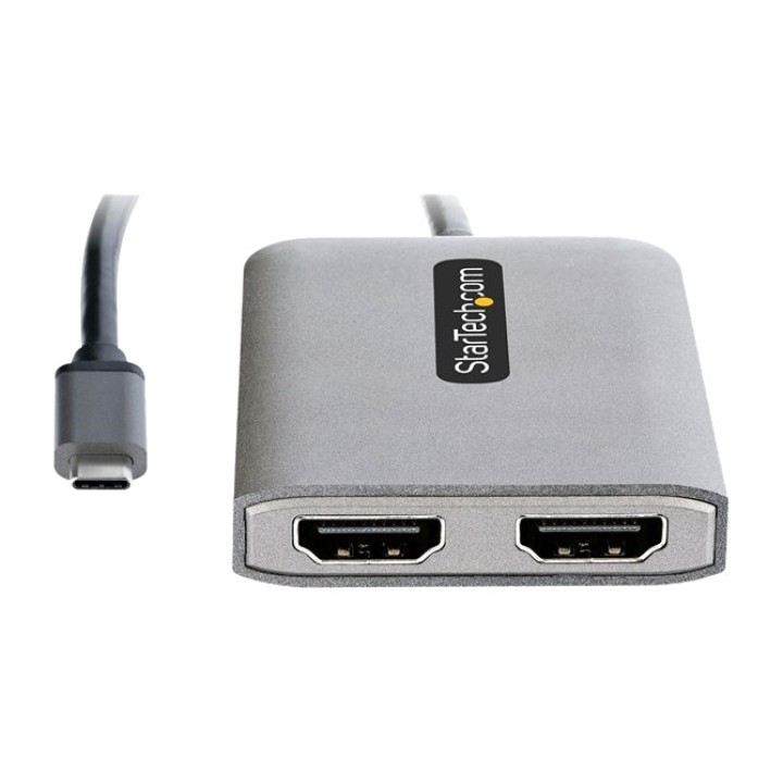 STARTECH.COM Hub MST USB-C para 2 monitores HDMI 4K60HZ