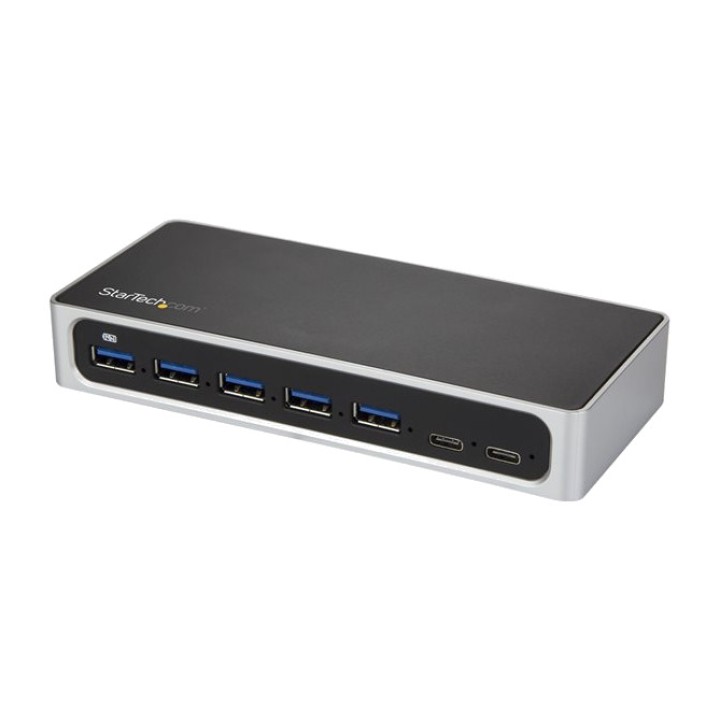 STARTECH.COM Hub USB-C con 7 puertos y puerto de carga