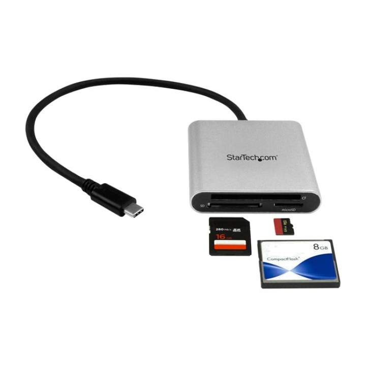 STARTECH.COM USB-C SD, microSD and CompactFlash card reader