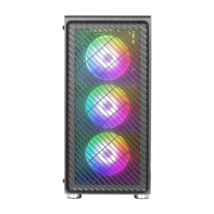 MARS GAMING Carcasă PC semi-tower cu plasă metalică frontală
