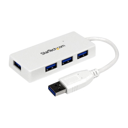 tragbarer usb-mini-hub mit 4 anschlüssen 3.0 5gbps st4300minu3