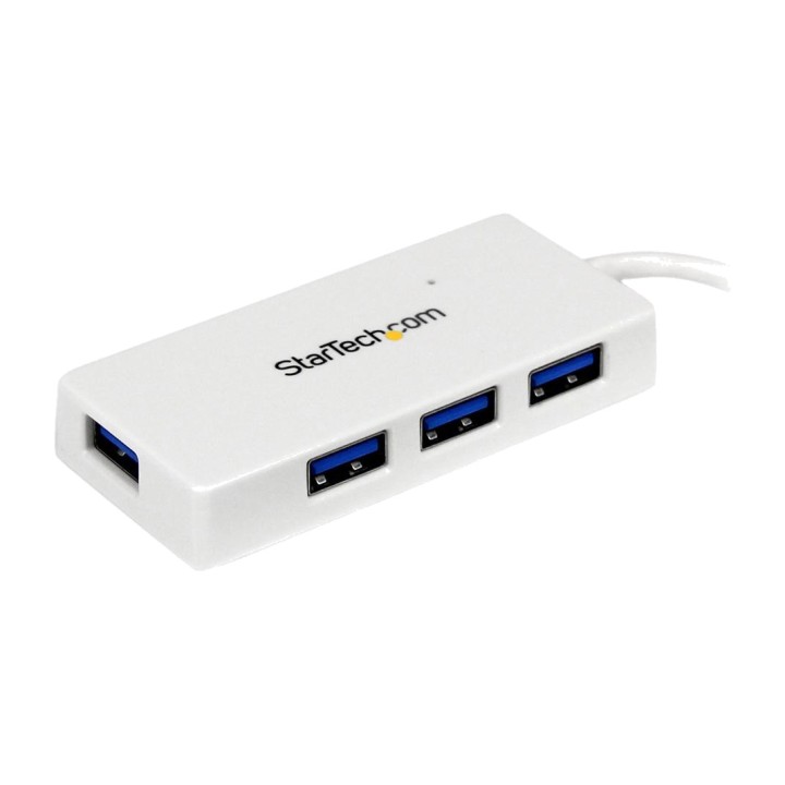 STARTECH.COM Mini hub USB portátil de 4 puertos 3.0 5GBPS