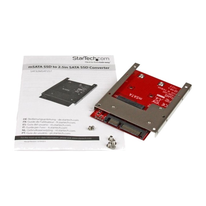 STARTECH.COM SSD konverter adapter mSATA-ról SATA-ra 2,5"