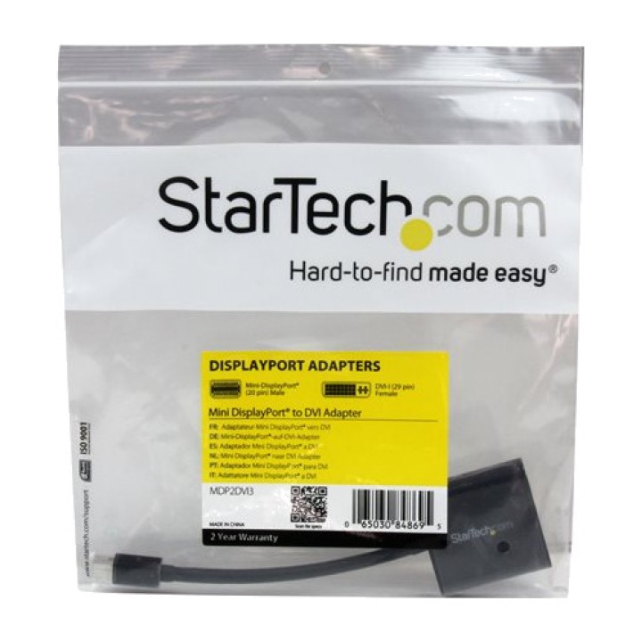 STARTECH.COM Adaptor Mini DisplayPort tată la DVI mamă 17 CM