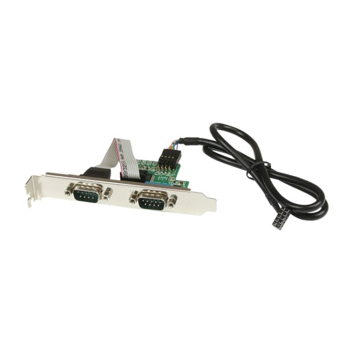 STARTECH.COM Adaptador interno USB a 2 puertos serie con bracket RS232 DB9 ICUSB232INT2 DSP0000038904