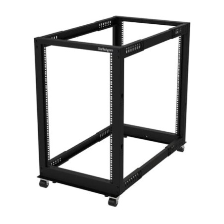 rack de sol à cadre ouvert à 4 montants 18u 19" 4postrack18u