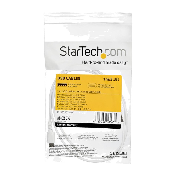 STARTECH.COM Câble USB-A vers USB-C en aramide résistant 2.0