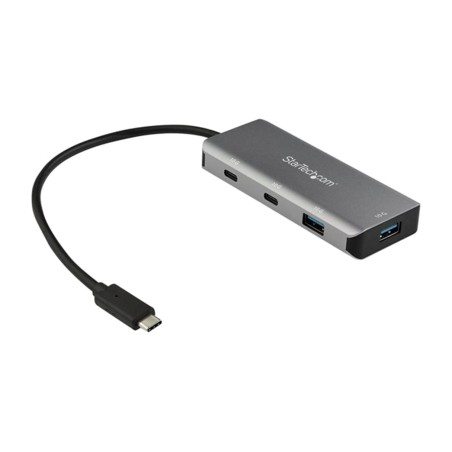 hub usb-c a 4 porte con cavo integrato 3.2-gen2 10gbps 2xusb-a 2xusb-c 25cm hb31c2a2cb