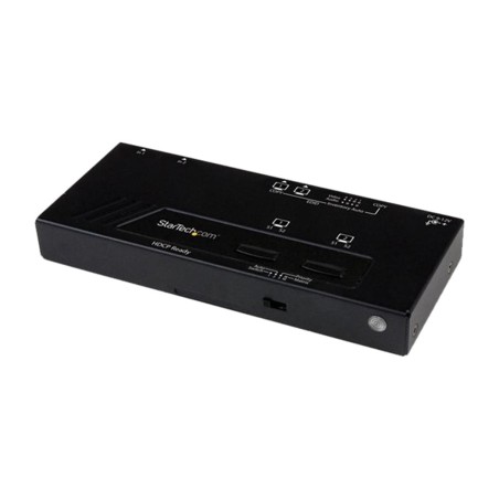conmutador matricial hdmi con selección automática y mando a distancia 2x2 vs222hdq