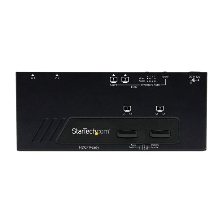 STARTECH.COM HDMI matrix switch with automatic selection and