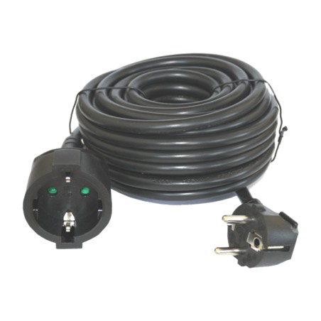 prolunga elettrica con messa a terra 5m 3x1,5mm 16a 250v 3500w h05vv-f