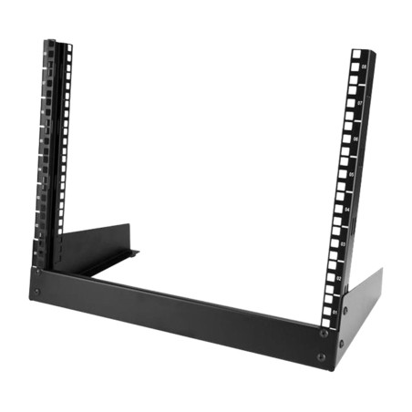 rack abierto de sobremesa con 2 columnas 8u 19" rk8od