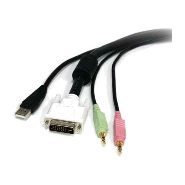 STARTECH.COM Kabel KVM 4 v 1 DVI a USB 180 CM USBDVI4N1A6