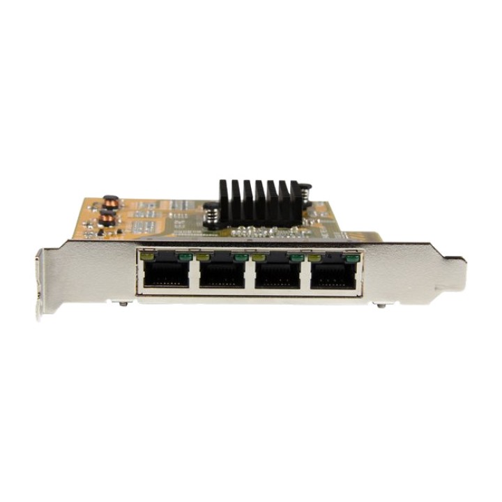 STARTECH.COM Tarjeta de red PCI Express con 4 puertos