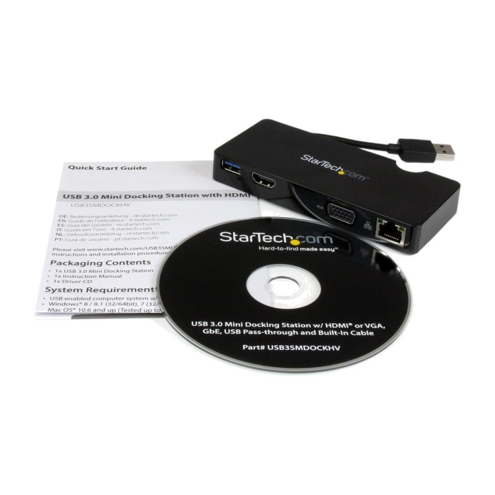 STARTECH.COM 4-in-1-USB-3.0-Dockingstation für Laptops