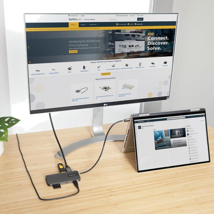 STARTECH.COM USB-C multiportadapter 8-i-1 til bærbar