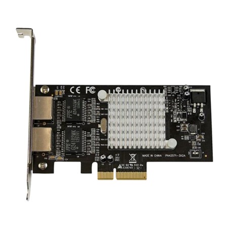 carte réseau pci express avec 2 ports gigabit et chipset intel i350 rj45 st2000spexi
