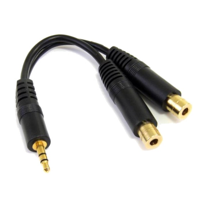 STARTECH.COM 3.5 mm male mini-jack to dual female audio