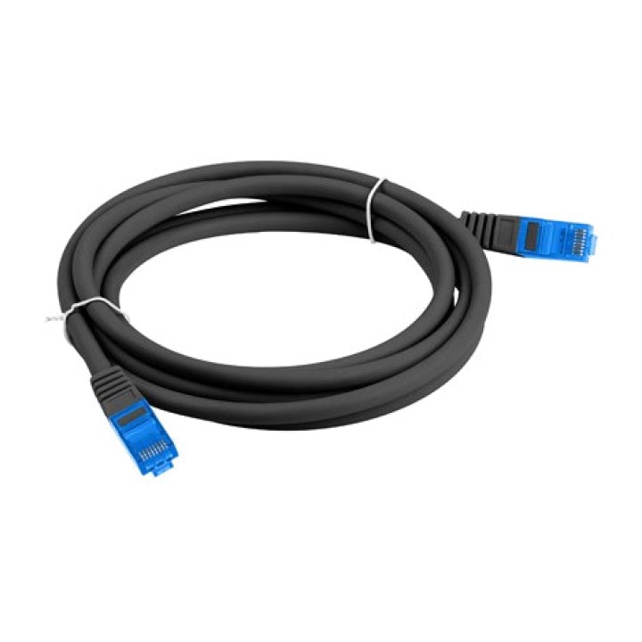 LANBERG Latiguillo de red con doble apantallamiento y conectores RJ45 CAT6A S/FTP LSZH CCA 50 CM DSP0000032087VAR