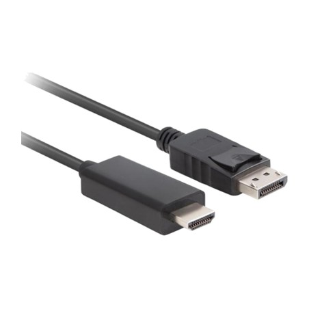 cable de vídeo con conectores macho displayport-hdmi 1080p 5 m
