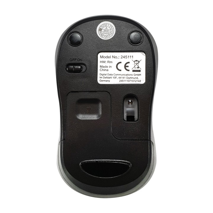 EQUIP Ergonomische, wiederaufladbare kabellose optische Maus