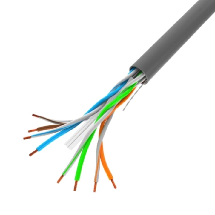 LANBERG Bobina de cabo Ethernet rígido para instalação CAT6
