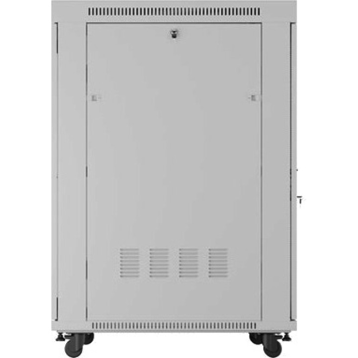 LANBERG Estante de chão com porta perfurada e tela LCD 19"