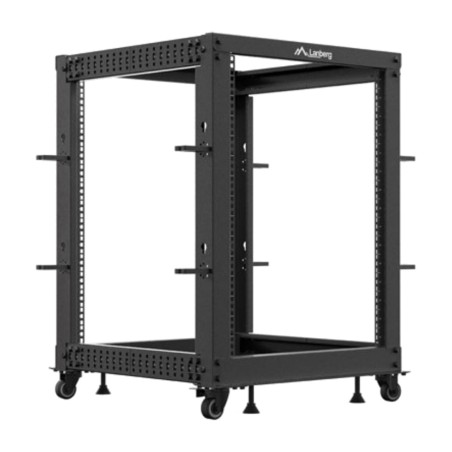 nyitott állványos rack szekrény 19" 15u 600x600mm or01-6115-b